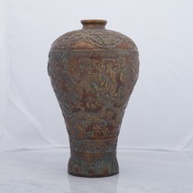 Antique Meiji-period Asian Highly Detailed Solid Bronze / Brass  Signed ... - $1,177.15