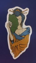 Geisha Woman Vinyl Sticker - £2.77 GBP