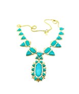 Kendra Scott Yellow Rose Havana Variegated Turquoise Magnesite - £147.51 GBP