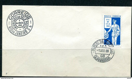 Brazil 1969 Cover Stamp Day Mailman 11401 - $4.95