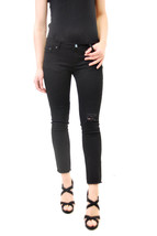 ONE TEASPOON Womens Jeans Morrison Iggys Cropped Black 26W 13800A - £45.11 GBP