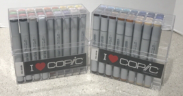 Copic .Too Markers - DBL-SIDED. Lot Of 63Various Colors And Case Tested - £84.56 GBP