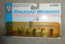 Vintage 1980s Life Like HO Scale Railroad Workers Figures 1190 NOS - $18.81
