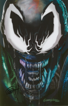 Greg Horn SIGNED Marvel Comics Spiderman / AVP Art Print ~ Aline Aliens Venom - £23.32 GBP