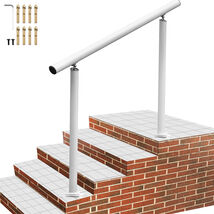 VEVOR Aluminum Outdoor Stair Railing Kit, 4 ft Handrails 1 to 4 Steps, W... - $66.99