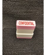 CONFIDENTIAL Office Stamp Red Ink - $10.85 CAD