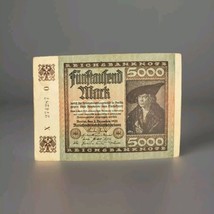 1922 Germany Banknote 5000 Mark Paper Note German Money Europe Currency - £12.58 GBP