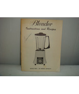 MONTGOMERY WARDS SIGNATURE BLENDER &quot;INSTRUCTION MANUAL&quot; 1950&#39;S - $134.07 MXN