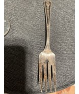 Vtg. Simeon L. &amp; George H. Rogers Co. Silver Plate Oneida dessert fork - £2.34 GBP