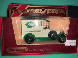 Matchbox Models of Yesteryear Y5 1927 Talbot Van Rose&#39;s Lime Juice MIB - £19.36 GBP