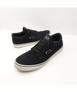 Oakley Split Canvas Mens Black Sneaker Shoes Size 9.5 Low Top Lace Up - $43.31 CAD