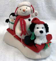 Hallmark Jingle Pals Sleigh Ride Christmas Animated Plush Snowman - see video - £31.71 GBP