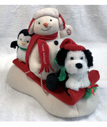 Hallmark Jingle Pals Sleigh Ride Christmas Animated Plush Snowman - see ... - £31.61 GBP