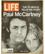 Vintage Life Magazine April 16 1971 Paul McCartney Ex Beatle Tells His S... - $15.98