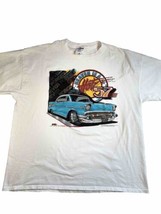 Vintage Chevrolet Chevy Bel Air Graphic T-Shirt 2X 90&#39;s Hot Rod Andy&#39;s T... - $22.55