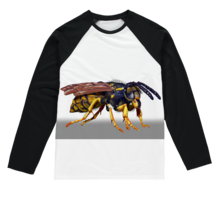 Wasp Character Sublimation Baseball Long Sleeve T-Shirt - £19.13 GBP