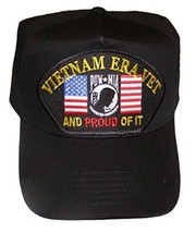 VIETNAM ERA VET PROUD OF IT HAT CAP POW MIA US FLAG PRISONER WAR MISSING... - $17.99