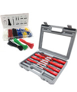7 pcs Insulated Screwdriver and Mains Tester Set + 308 pcs Electrical As... - $37.39