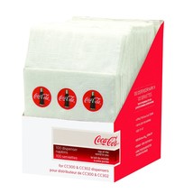 Tablecraft CC326 Coca-Cola Napkins (100 Pack), Half, Red - £11.38 GBP