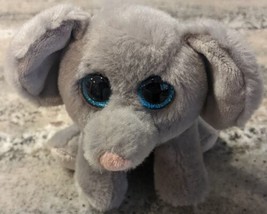 TY Beanie Baby Whopper The Elephant VelveTy 2018 Sparkly Blue Eyes - $9.50