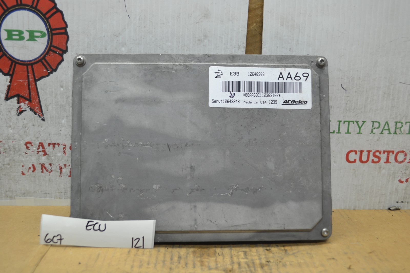2012 Chevrolet Camaro Electronic Computer Unit ECU 12643248 Module 121-6C7 - $51.93