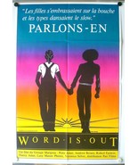 Word Is Out- Let&#39;s Talk IN – Docu Gay &amp; Lesbien- Genuine Poster – Poster... - $240.77