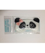 Panda Bear Fashion Sleep Mask Eye Covering Fuzzy Glittery Super Cute - £4.88 GBP