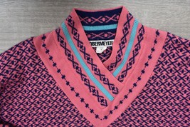 Vintage Obermeyer Sweater Pullover Wool Blend Size M - £38.89 GBP