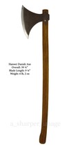 Hanwei Forge Viking Battle Axe HUGE Danish Broadaxe Antiqued 39.5” + Sheath EPIC - £101.16 GBP