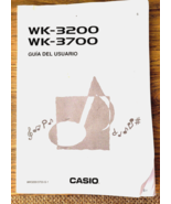 Casio WK-3200 &amp; WK-3700 Keyboard Owner&#39;s Manual ~ SPANISH VERSION - €5,14 EUR