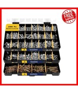 Comprehensive 2240-Piece Hardware Kit with Stackable Storage - Ideal for... - $1,183.20 MXN