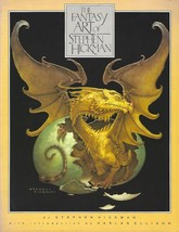 The Fantasy Art of Stephen Hickman pbk 1989 ~ dragons sci-fi book paintings - $29.65