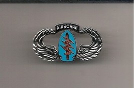 ARMY SPECIAL FORCES AIRBORNE CREST WINGS MILITARY PIN - £19.65 GBP