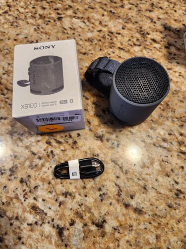 Genuine Sony SRSXB100B XB100 Portable Bluetooth Wireless Speaker (Black) - $43.56