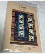NEW 2000 MH Designs Sewing Pattern Snowmen Wall Quilt Ornaments Vntg - $156.57 MXN