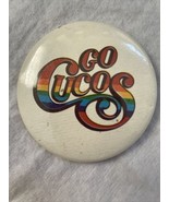 Cucos Mexican Cafe Restaurant 1980s Hat Bag Button Pin - $271.15 MXN