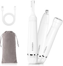 Nose Hair Trimmer For Women And Men, 3-In-1 Electric Facial Hair Removal - $672.08 MXN