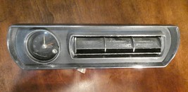 1964 Pontiac Bonneville center of dash air conditioning vent and clock 64 - $79.20