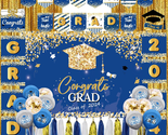2024 Blue and Gold Graduation Party Decorations-Graduation Decorations C... - £18.45 GBP