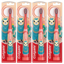 Pack of (4) New Colgate Kids Battery Toothbrush, Llama Toothbrush - £26.25 GBP