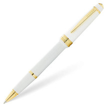 Cross Cross Bailey Light Gloss Rollerball Pen - White/Gold - $43.81