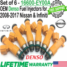 OEM Denso x6 Fuel Injectors for 2008, 09, 10, 11, 12, 2013 Infiniti G37 3.7L V6 - £103.60 GBP