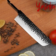Chef Knife Blank Japanese Nakiri Blade Billet Craft Supplies DIY Kitchen... - $34.75