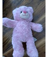 2017 Build-A-Bear Pink Teddy Bear Plush Stuffed Animal Toy Heart Nose  - $363.21 MXN