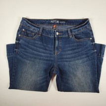 Apt. 9 Women’s Denim Capri Blue Jeans Dark Wash Size 12P (Petite) - $13.96