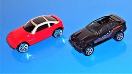 Hot Wheels &amp; Maisto Lot of 2 Jeep Jeepster Black &amp; Red - £2.13 GBP
