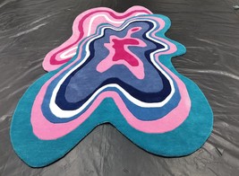 Melting Hand Tufted Rugs, Modern Rugs,Kids Rug,Custom Rugs,Cut Pile RUG3X5,4X6. - £91.78 GBP