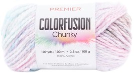 Premier Yarns Colorfusion Chunky Yarn-Salt Water Taffy - £11.29 GBP