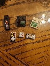 Lot Of 6 Lego Space Computer Panels/Parts Various Sizes - $13.48