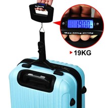 Portable Handheld Digital Travel Suitcase Luggage Weighing Scale/Strap 50Kg - £6.82 GBP